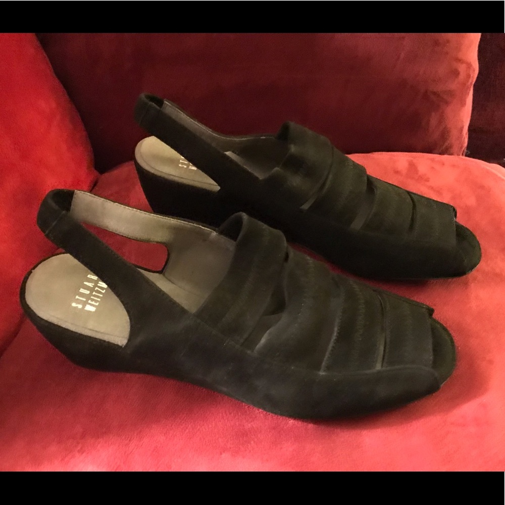 Stuart Weitzman Suede Espadrilles